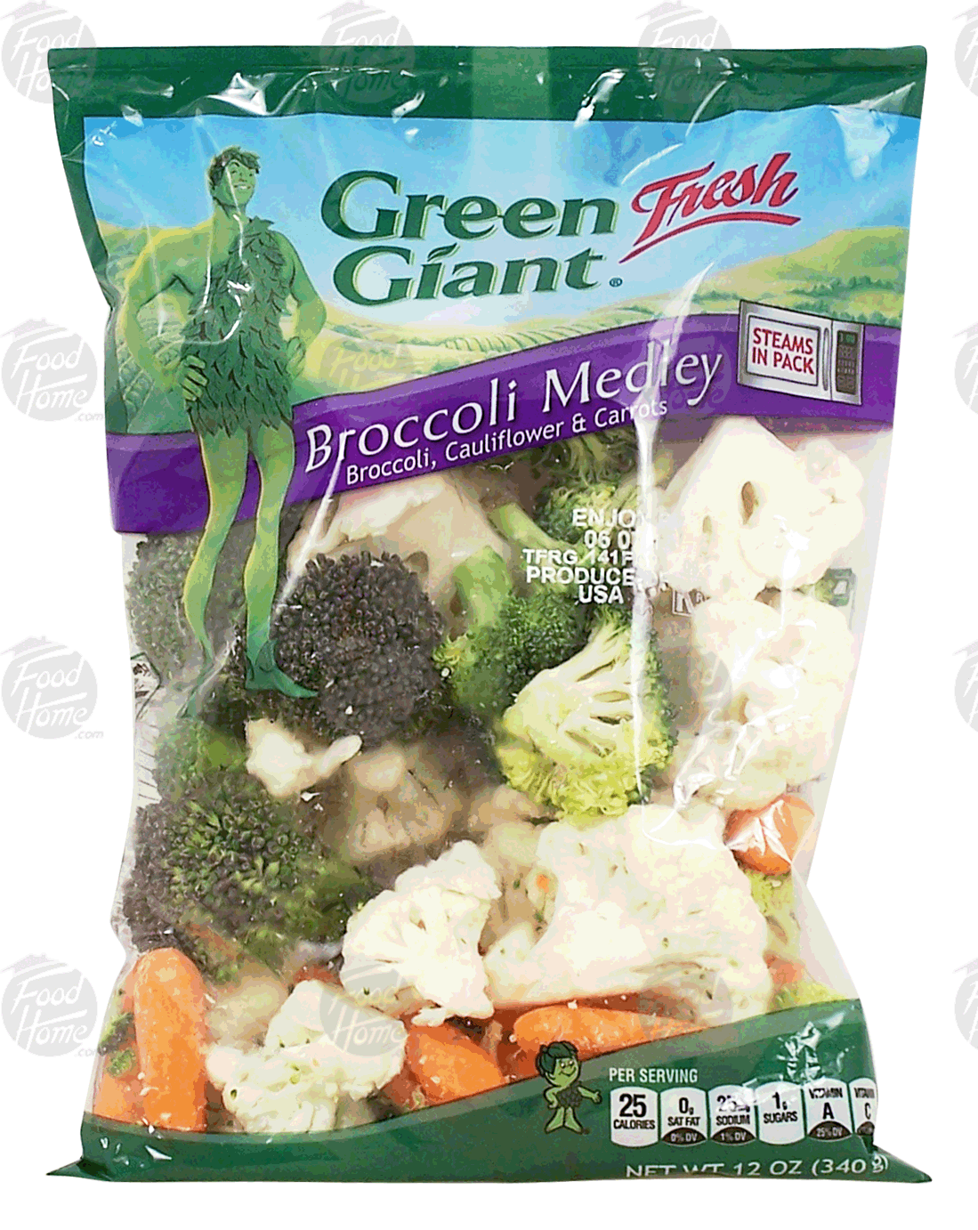 Green Giant Broccoli Medley broccoli, cauliflower & carrots Full-Size Picture